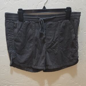UNIONBAY Women's Charcoal Gray Drawstring Athletic Shorts